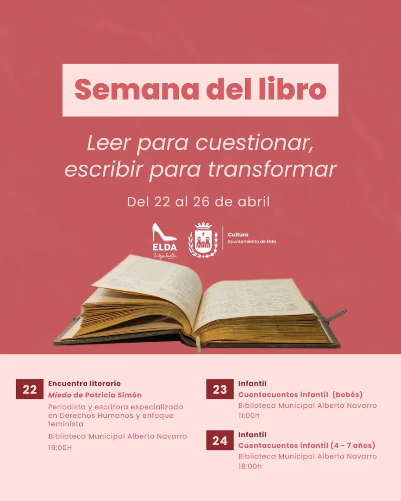 Cuentacuentos Infantil (bebés) ► Semana del libro Elda 2025