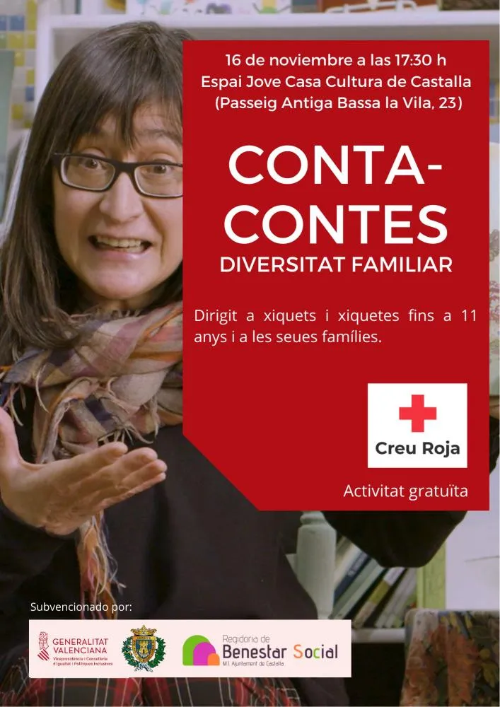 Cuentacuentos sobre diversidad familiar dirigida a los niños