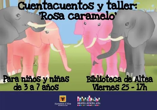 Cuentacuentos y taller 'Rosa caramelo' en Altea