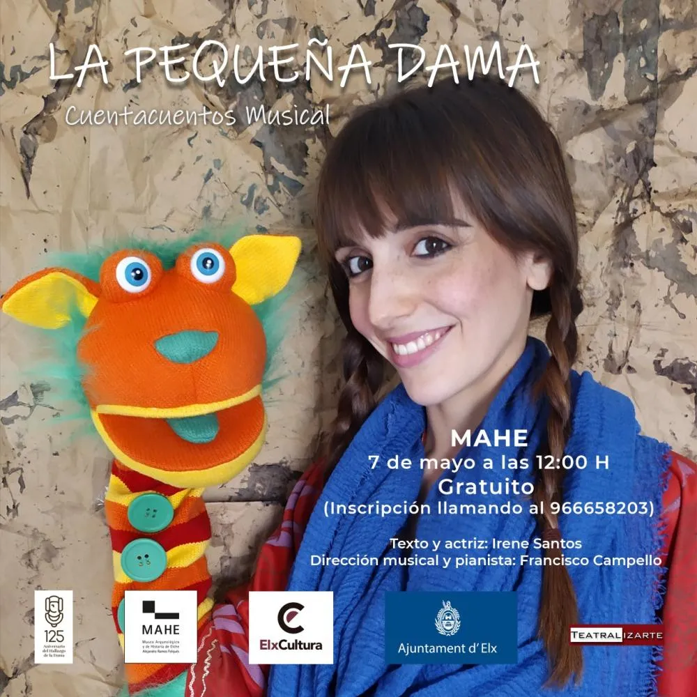 Cuentacuentos. «la Pequeña Dama». Mahe. Museu Arqueològic i dHistòria dElx