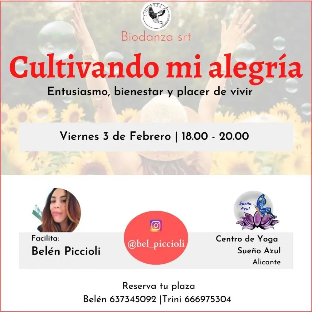 Cultivando mi alegría