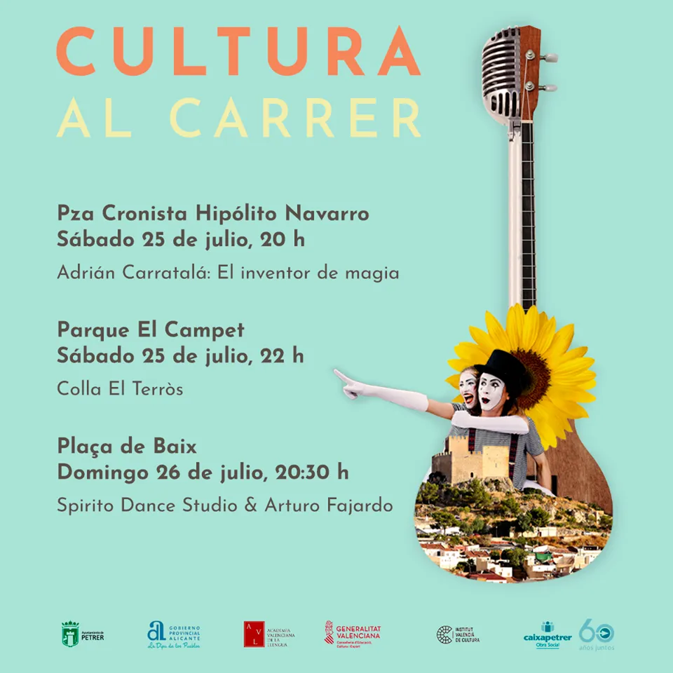 Cultura al carrer Petrer - 25-26 julio