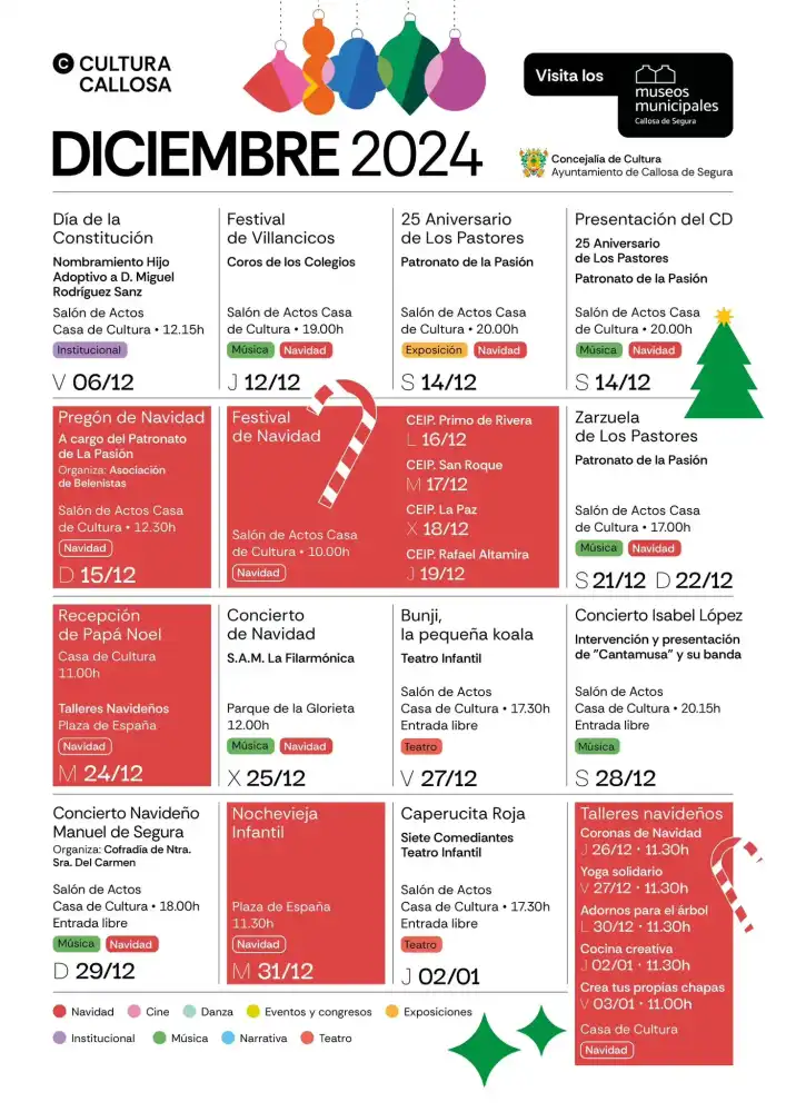 Cultura en Diciembre Callosa de Segura 2024