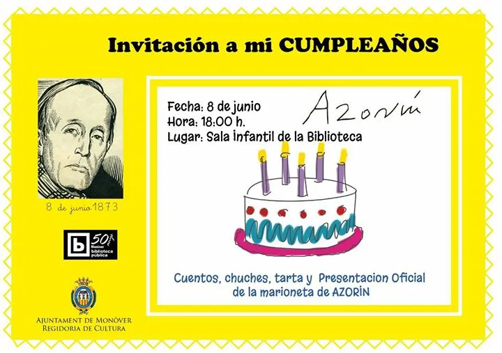 Cumpleaños de Azorín