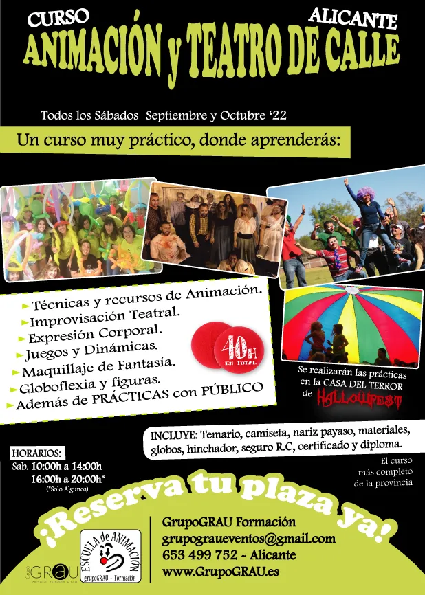 Curso animación & Teatro de calle