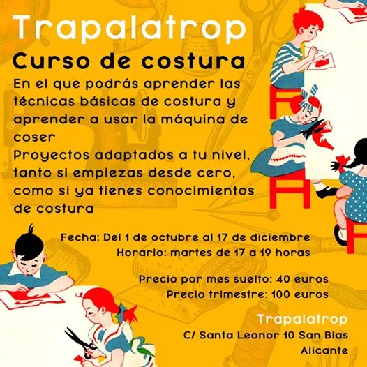 Curso de Costura en Alicante