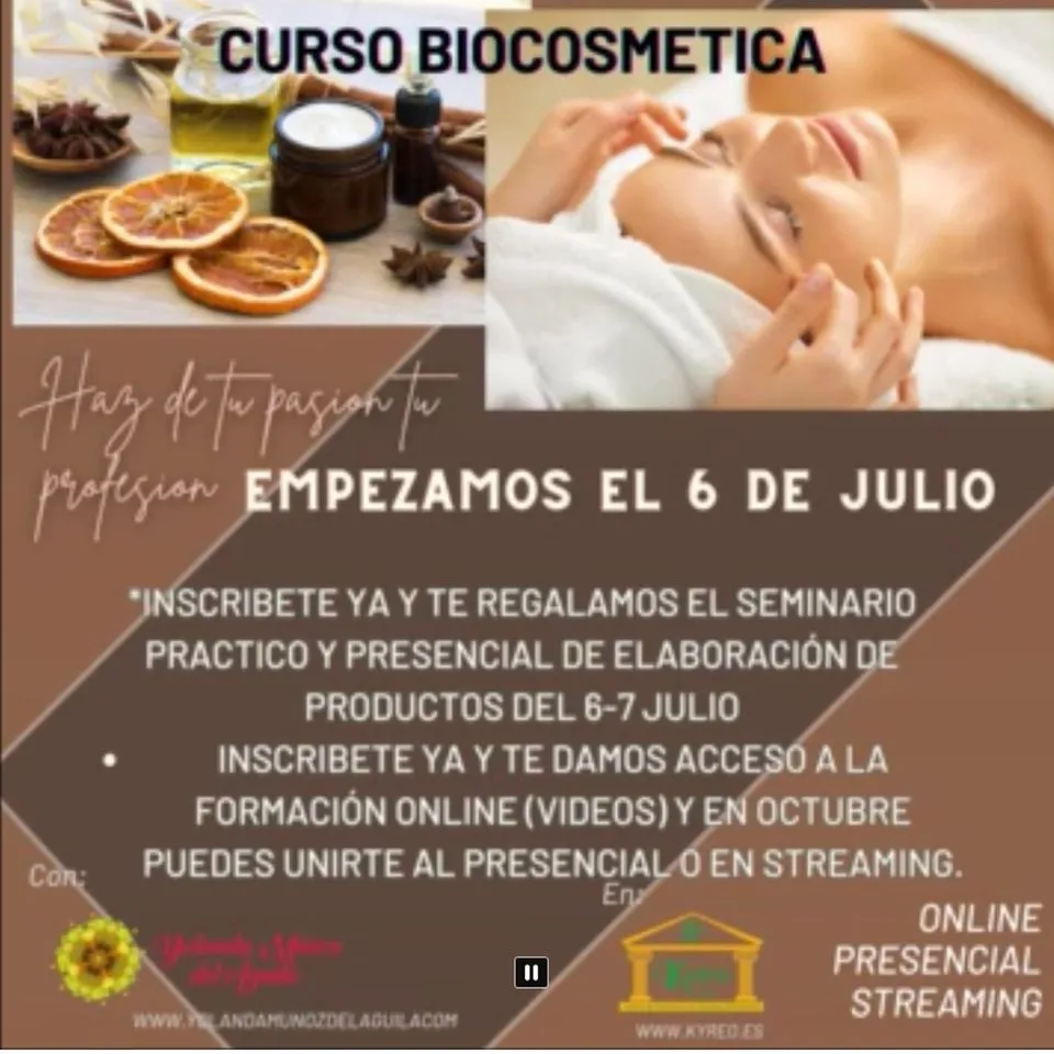 Curso de Elaboración de Biocosméticos