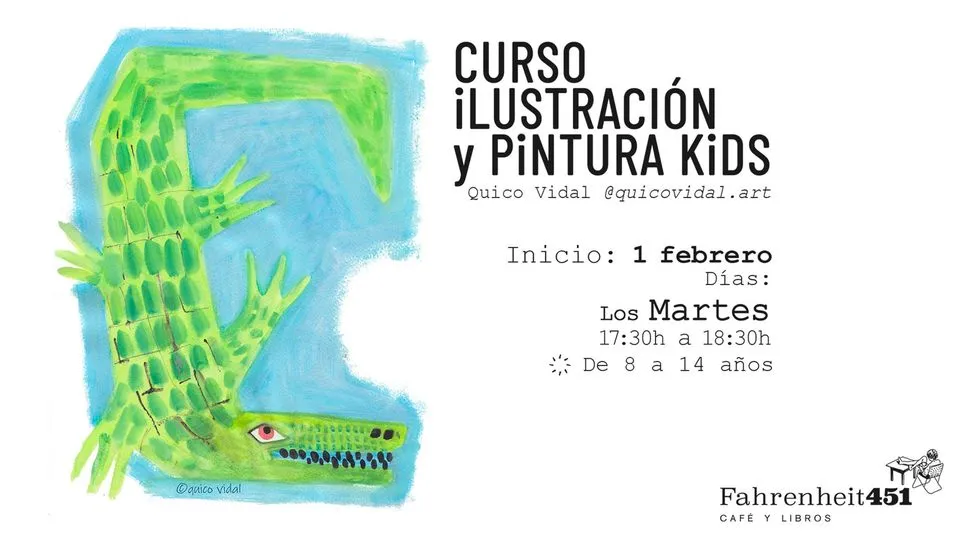 Curso de ilustración y pintura: Kids. *De 7 a 14 años*