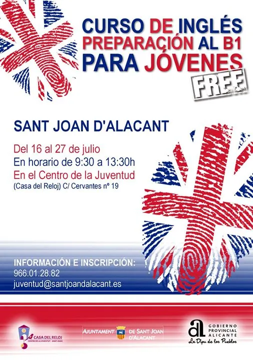 Curso de Inglés preparación al B1 para jóvenes en San Juan