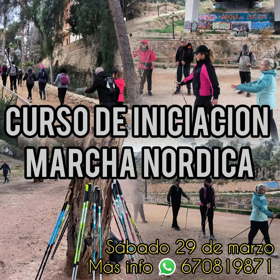 Curso de Iniciación a Marcha Nórdica en Elche
