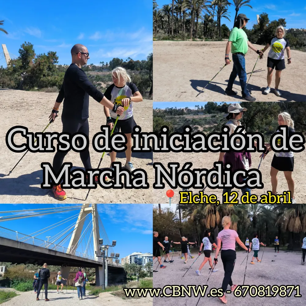 Curso de iniciación de marcha nórdica