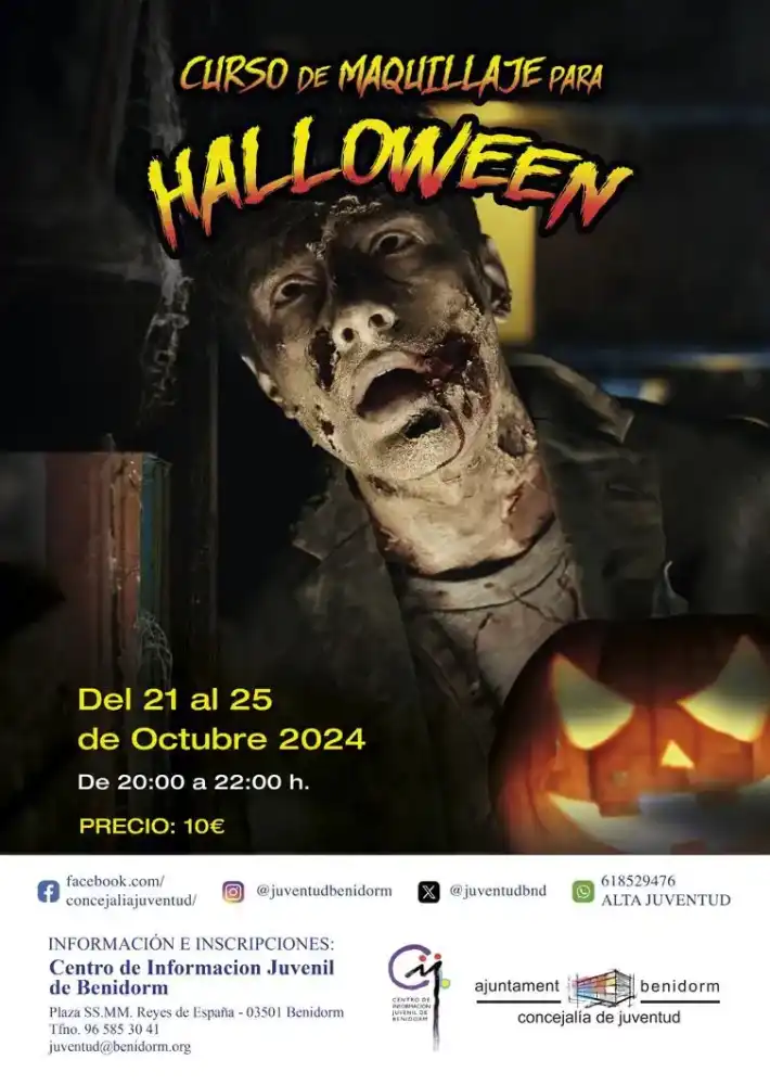 Curso de Maquillaje para Halloween