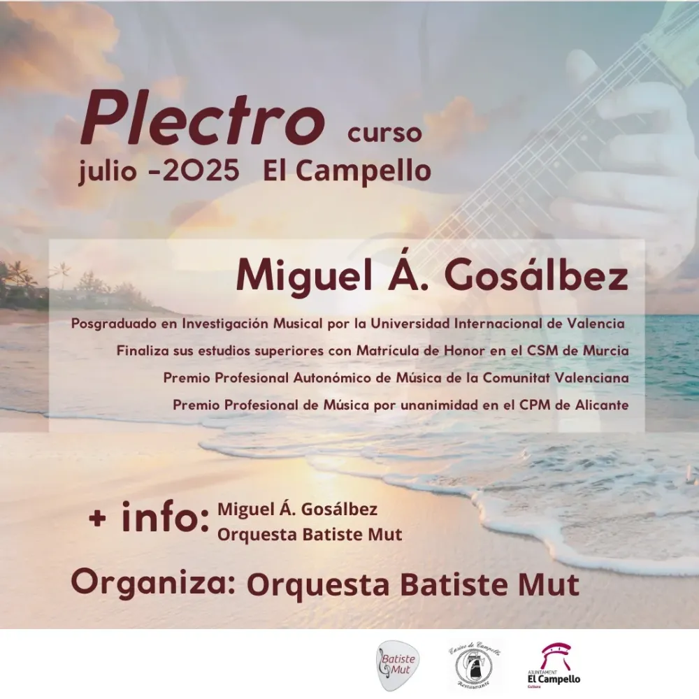 Curso de Plectro en Campello