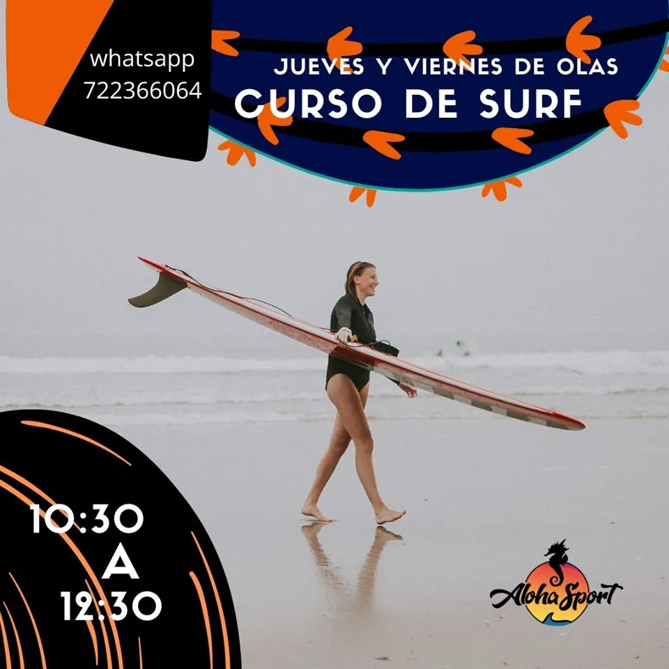 Curso de Surf - Semana de olas en Aloha