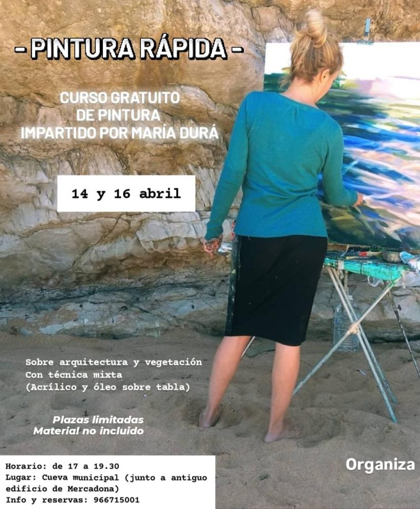 Curso Gratuito de Pintura Rápida Impartido por María Durá