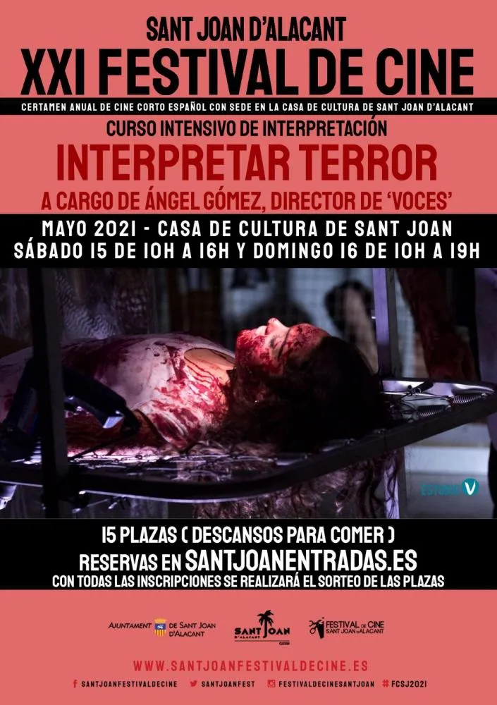 Curso intensivo de interpretación de terror