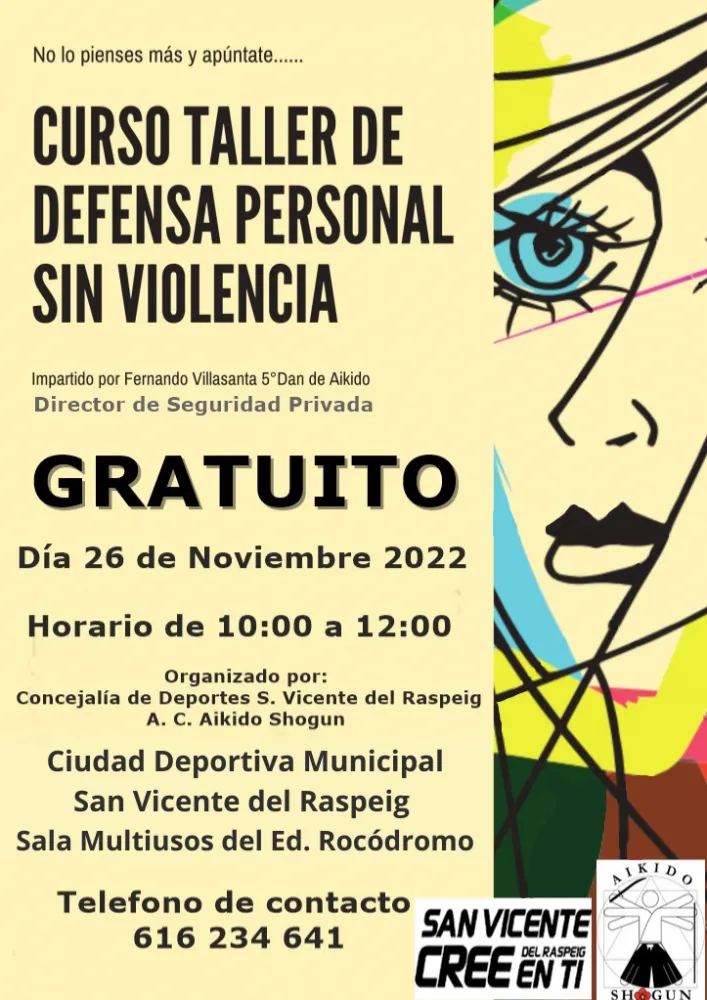 Curso Taller de Defensa Personal Sin Violencia