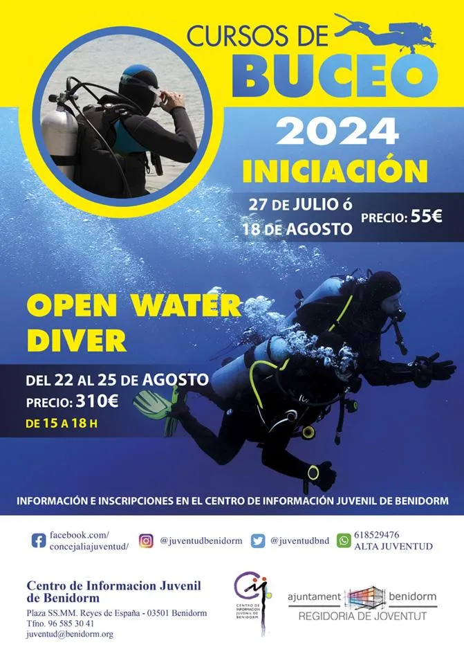 Cursos de Buceo 2024