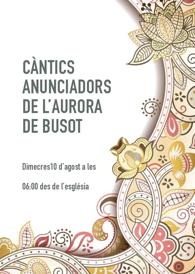 Càntics anunciadors d l'Aurora de Busot