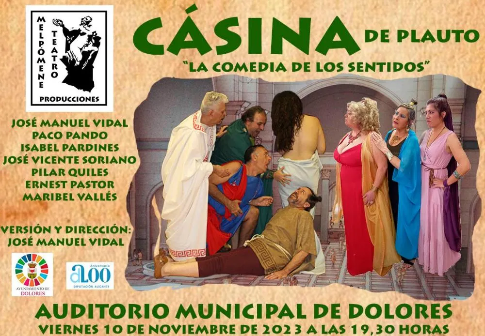 Cásina de Plauto "La Comedia de los Sentidos"