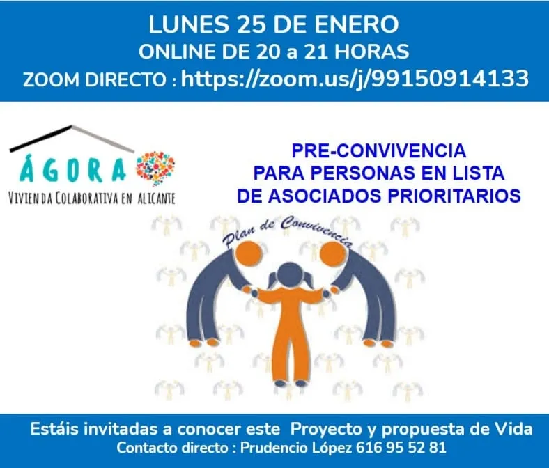 Cómo es la PreConvivencia Cohousing en Ágora Alicante