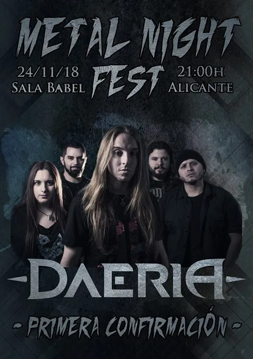 Daeria en Metal Night Fest