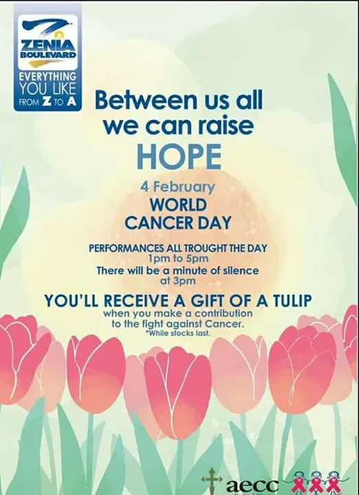Dancers Supporting World Cancer Day en la Zenia Boulevard