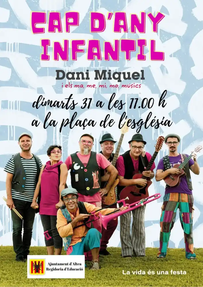 Dani Miquel i els ma-me-mi-mo músics: Cap d'Any Infantil
