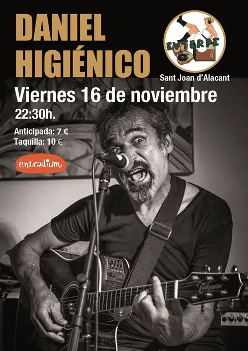 Daniel Higiénico en Sala Euterpe