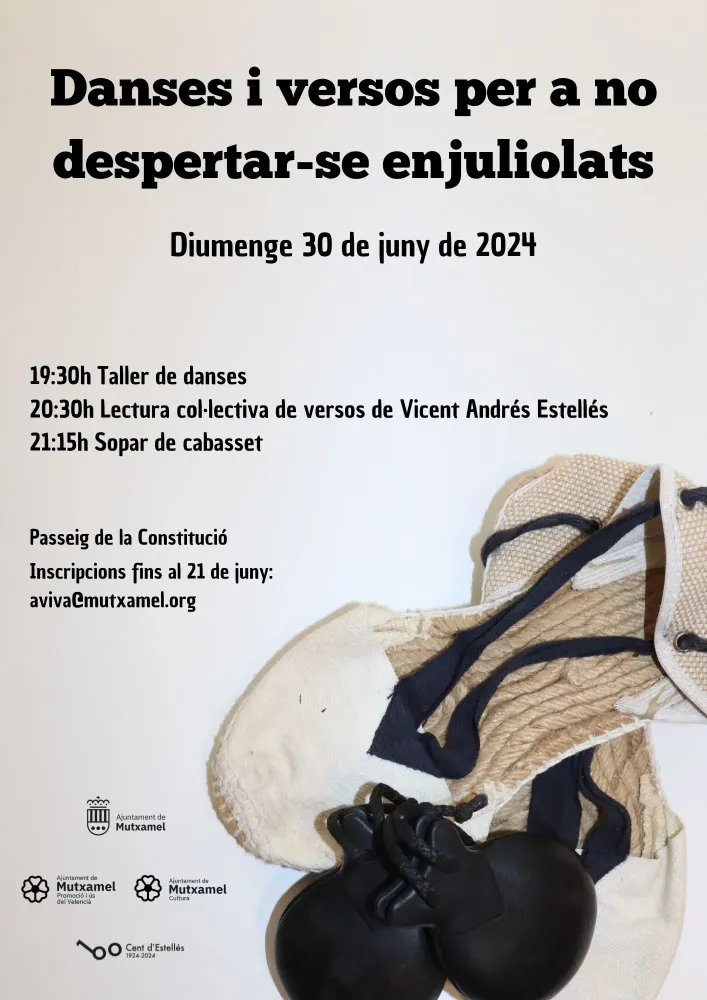 Danses i versos per a no.despertar- se enjuliolats