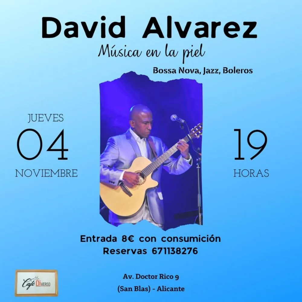 David Alvarez en concierto