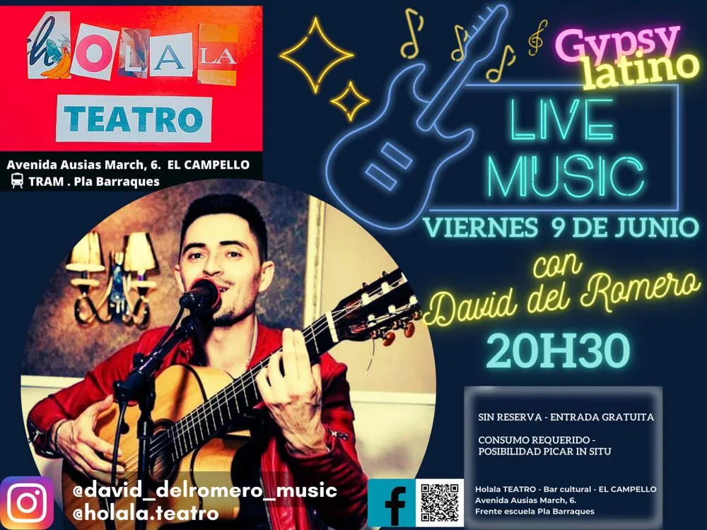 David del Romero en Concierto