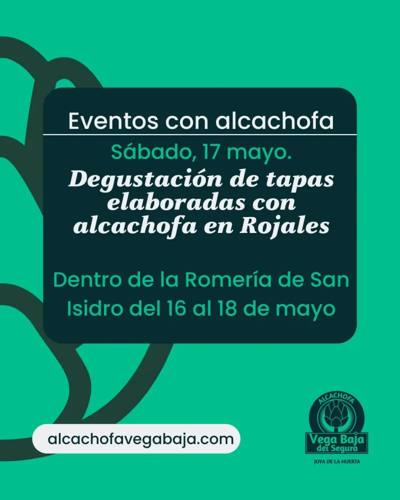 Degustación de tapas elaboradas con alcachofa en Rojales ► Romería de San Isidro Rojales 2025