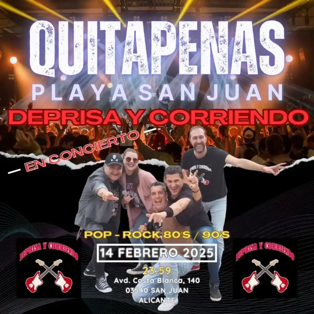 Deprisa y corriendo en concierto