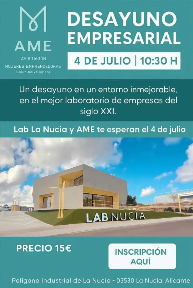 Desayuno Empresarial para mujeres emprendedoras y profesionales
