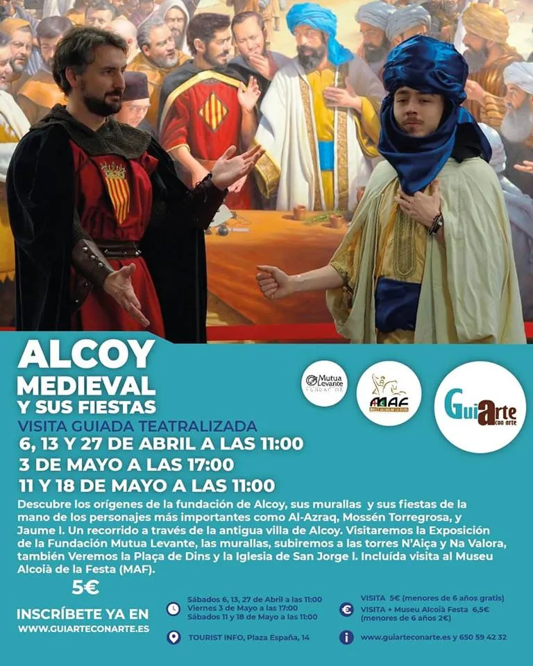 Descubre los secretos del Alcoy Medieval con una visita guiada teatralizada