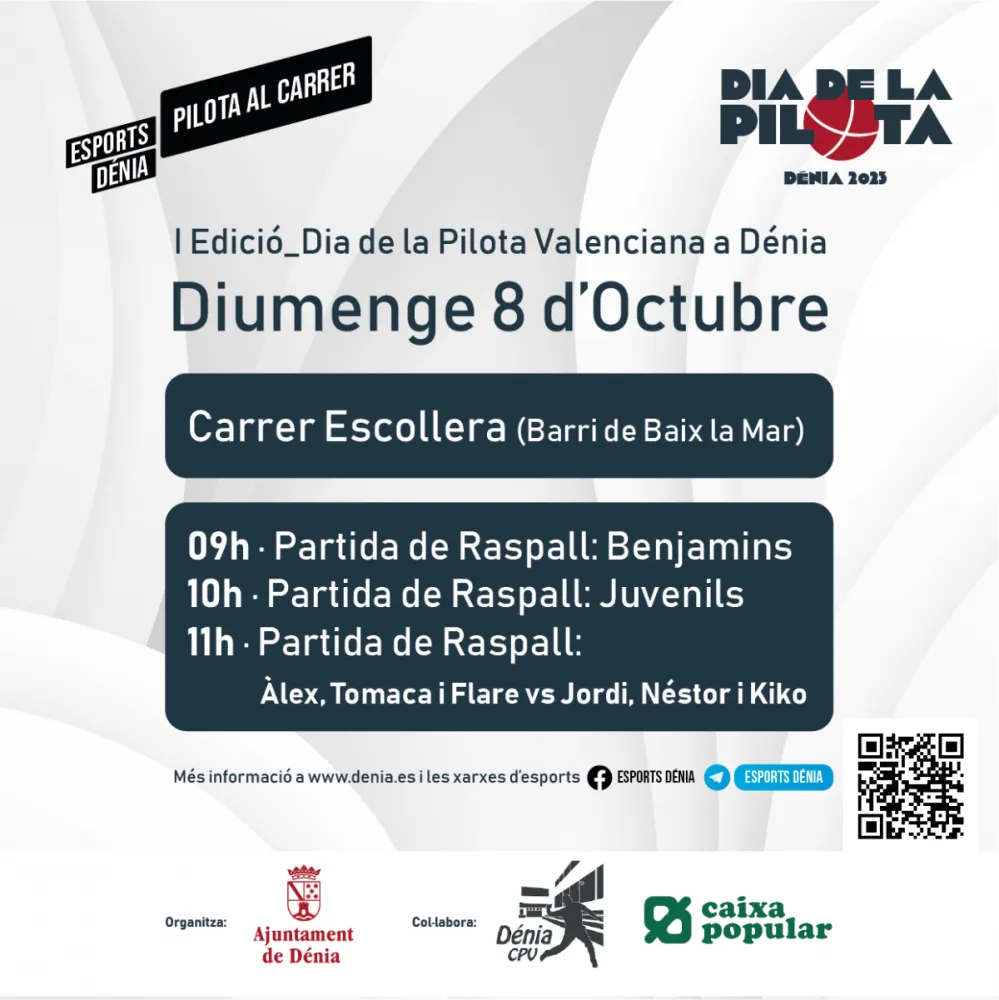 Dia de la Pelota Valenciana Dénia 2023