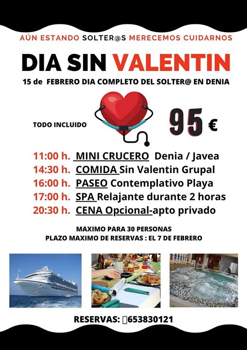 Dia de Sin Valentin - Solter@ y Solteras exigentes (DENIA)