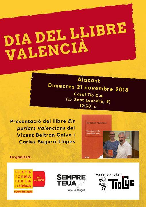 Dia del llibre valencià (Alacant)