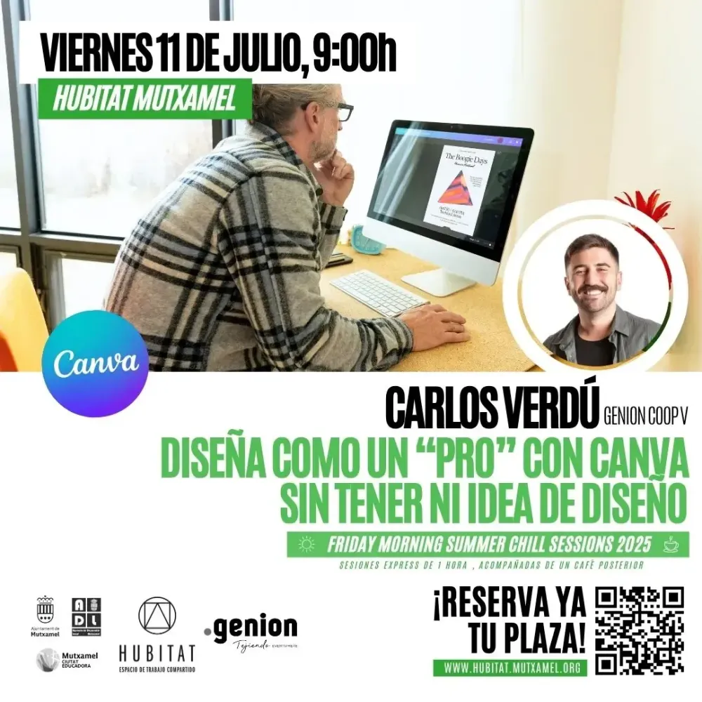 Diseña como un pro con Canva sin tener ni idea de diseño con Carlos Verdú