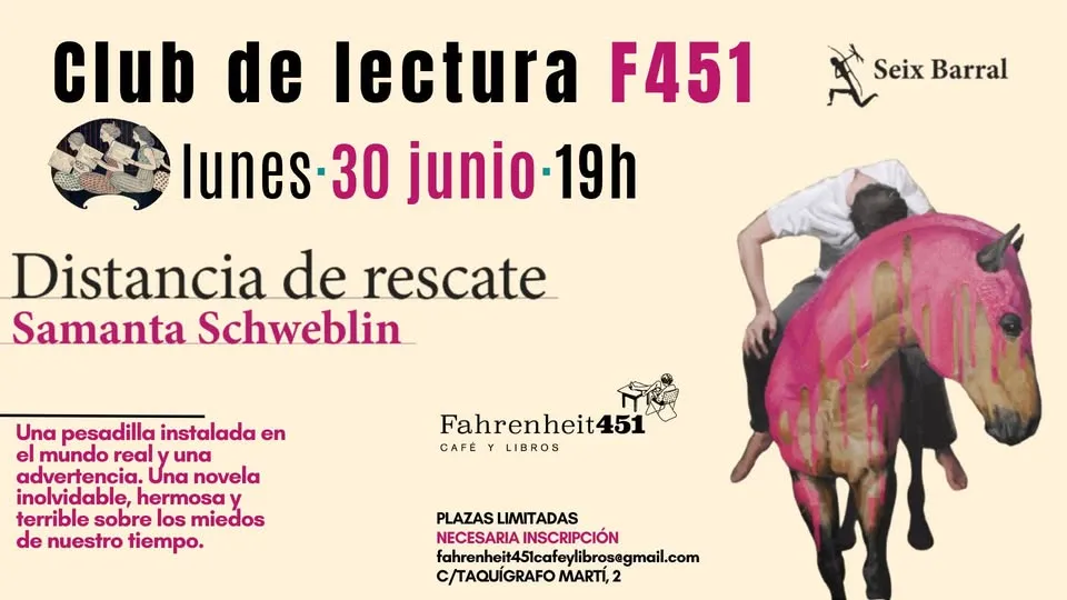 Distancia de Rescate de Samanta Schweblin ► Club de Lectura F451