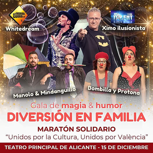 Diversion en familia - Gala de magia & Humor