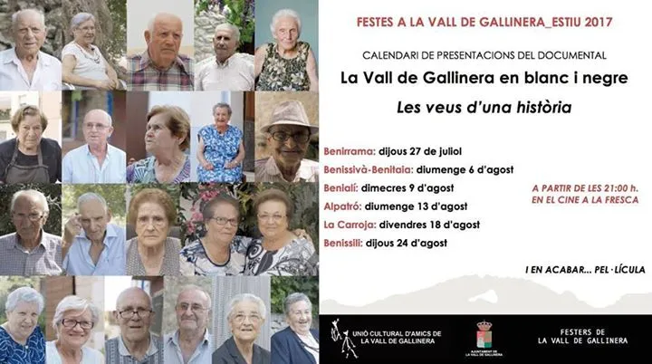 Documental fiestas de Vall de Gallinera verano 2017