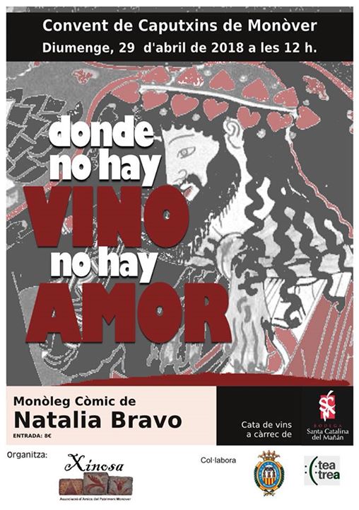 Donde no hay vino no hay amor - Monòleg Cómic de Natalia Bravo
