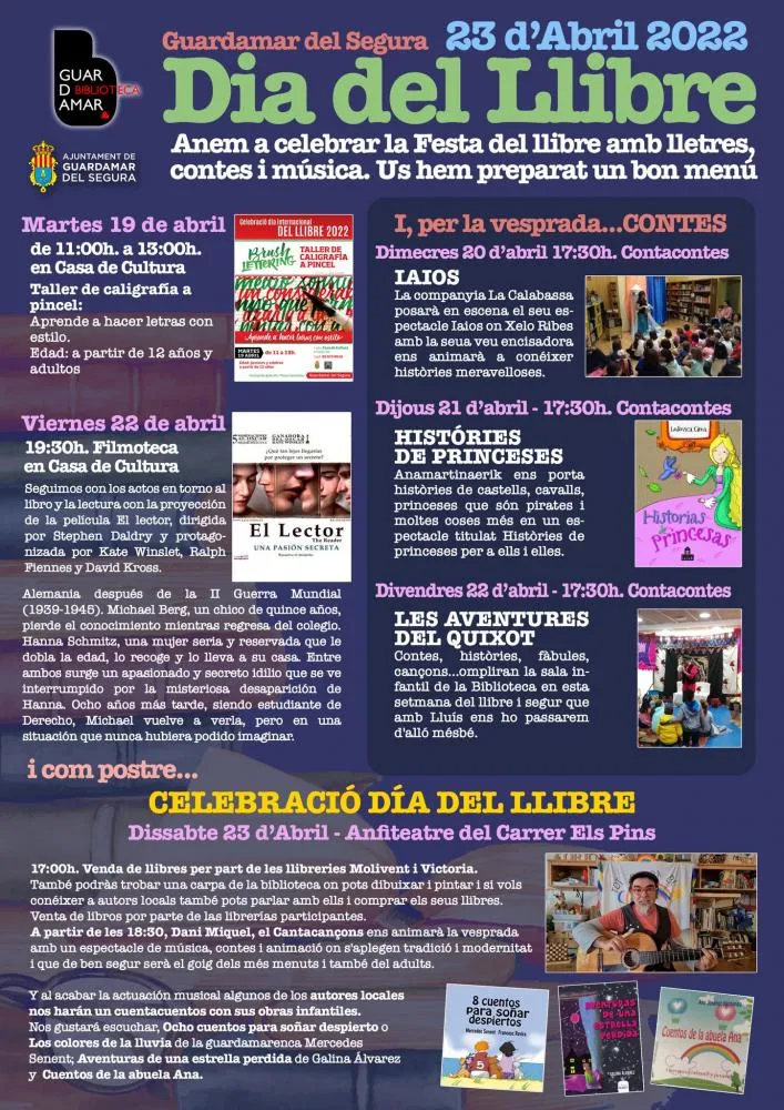 Día del libro en Guardamar del Segura