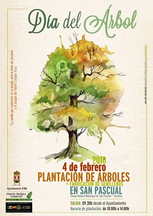 Día del Árbol 2018 en Ibi 