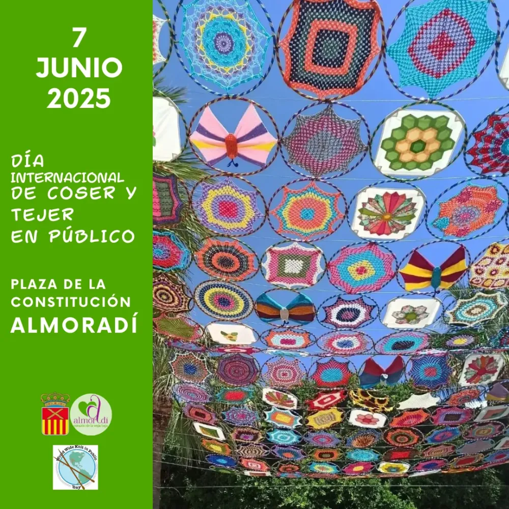 Día Internacional de Coser y Tejer en Público