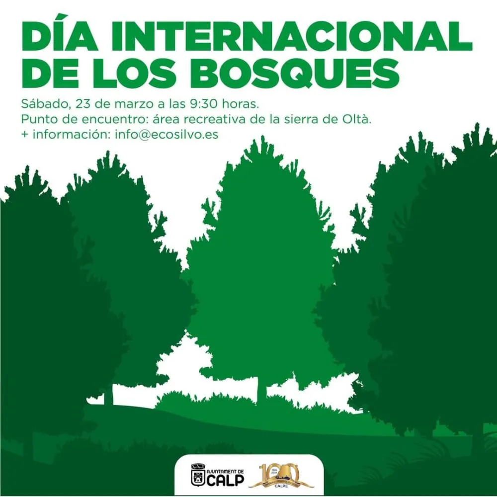 Día Internacional de los Bosques Calpe 2024