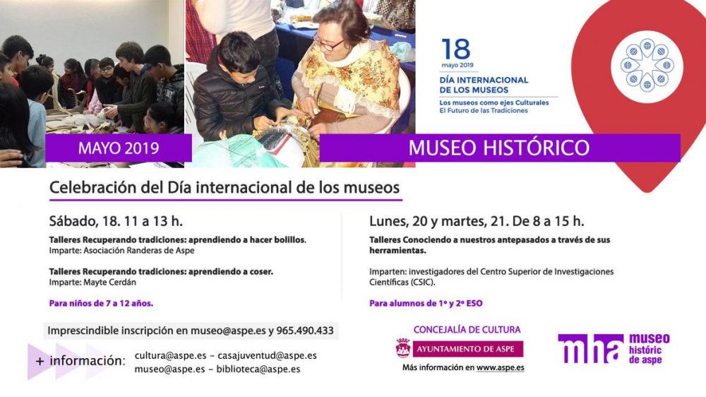 Día Internacional de los Museos en Aspe 2019