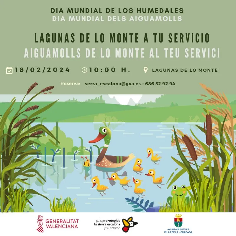 Día Mundial de los Humedales: Lagunas de lo Monte a tu Servicio